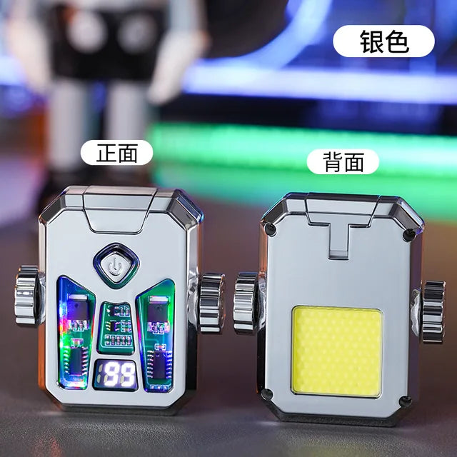 New High-end Black Technology Mecha Style Gyro Lighter