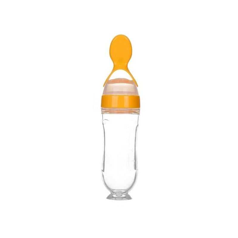 Baby Squeezing Feeding Bottle 